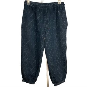 Anthropologie Hei Hei Diamonte crop pants size XS